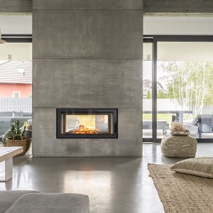  LUCY 16 TUNNEL - Warmluft Kamineinsatz (16kW)