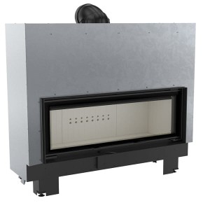MB 120/G - (22kW) Kamineinsatz - Hebetür "Guillotine" Warmluft Bauart1  