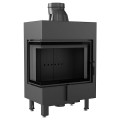 Kamineinsatz - LUCY 12 L/BS BLACK - (12kW) Eck Kamin - Verglassung links - Brennkammer schwarz (1).jpg