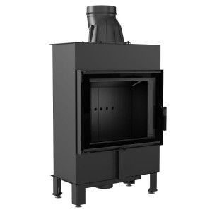  LUCY 12/Slim - (8kW) Warmluft -Brennkammer schwarz 