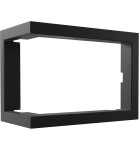  Blende - Stahlrahmen für SIMPLE/S/L/BS  Verglasung links