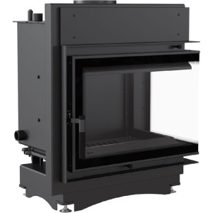 Wasserführender Kamineinsatz MAJA/PW rechts - (8kW) Ø 180 DECO 