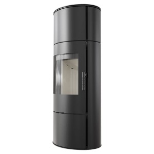 Kaminofen, Schwedenofen Aus Stahl ROLLO/W Ø 150 7 KW 