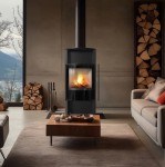 Kaminofen Aus Stahl TOFA Ø 150 (8 kW) - Panoramaglas Bauart 1