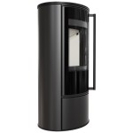 Kaminofen Aus Stahl ERIK (5,5 KW) Ø 150 selbstschließende Tür 