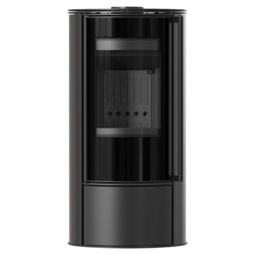 Kaminofen Aus Stahl ERIK/BLACK (5,5 KW) Ø 150 selbstschließende Tür, Brennkammer schwarz (2).jpg