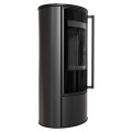 Kaminofen Aus Stahl ERIK/BLACK - (5,5 KW) Ø 150 selbstschließende Tür, Brennkammer schwarz.jpg