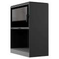 Warmluft Kaminofen - KARI 95W 14(kW) + Platz für Holz-schwarze Brennkammer (3).jpg