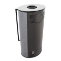 Kaminofen aus Stahl ERIK (5,5 KW) Ø 150 mit Türfeder und dekorative Akkumulationskeramik GRAY SATIN (5).jpg