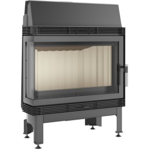  Eck-Kamineinsatz  BLANKA 12 L/BS (670/570) - (11kW) Warmluftkamin  Verglasung links- BImschV2