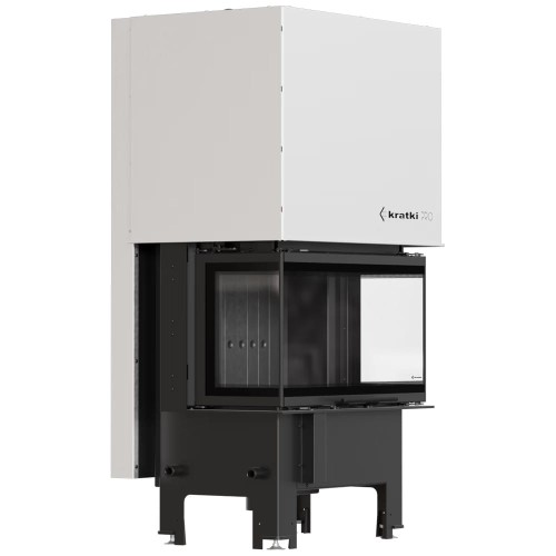 KRATKI-PRO Kamineinsatz aus Stahl REGNOR 680/280/BLACK mit Hebetür (6 kW) Ø 200 - 3 seiten glas - schwarze Brennkammer.jpg