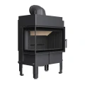 NORRA/L/BS/BLACK - Stahlkamineinsatz schwarze Brennkammer (1)