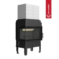 Speicherkamineisatz NORRA/L/BS/BLACK/AKU5 - schwarze Brennkammer (1)