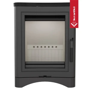 Kaminofen KOZA K5 /130 mm - freistehender Holzofen (7kW) Ø 130 mm