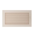 Kamingitter (17x30)cm kremig mit Jalousien(2)
