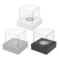 Biokamin TANGO mit Glas 300 x 300mm in 3 Farben  Tischkamin.jpg