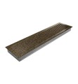 Kamingitter FRESH 17cm x 70 schwarz-gold(2)