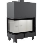 MBO  PW 15 L/BS/W -  (15kW)  Wasserführender  Eck Kamineinsatz - Verglasung links mit SWT und Glass. 