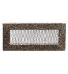 Lüftungsgitter  Kamingitter  11cm x 32cm schwarz-gold