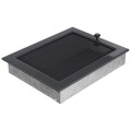 Kamingitter 22x30 - graphite mit Jalousien(3)