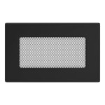 Lüftungsgitter  Kamingitter  11x17cm - schwarz