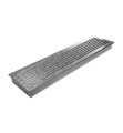 Kamingitter FRESH 17cm x 70 - schwarz-silber(2)