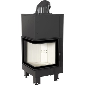  MBN L/BS - (8 kw) KRATKI  Eck Kamineinsatz - Verglasung links "Glass"