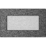 Lüftungsgitter  Kamingitter  11x17cm schwarz-silber