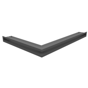 Lüftungsgitter LUFT NP - Eckluftleiste rechts 54,7x76,6x6 - graphite