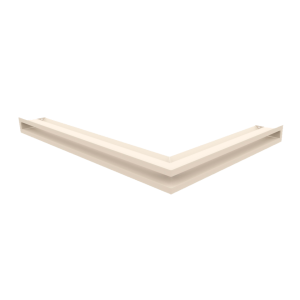 Lüftungsgitter LUFT NL - Eckluftleiste links 76,6x54,7x6 - cremefarbig