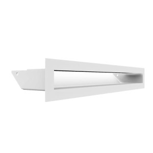 Lüftungsgitter LUFT  weiß  6x40