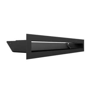 Lüftungsgitter LUFT  schwarz 6x40