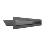 Lüftungsgitter LUFT  graphite  6x40