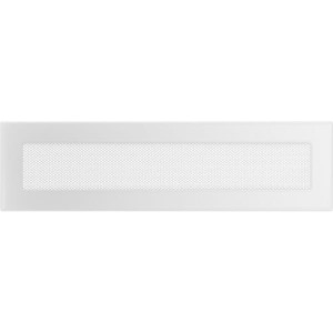 Lüftungsgitter - Kamingitter weiß 11x42 cm