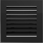Lüftungsgitter FRESH schwarz 17x17 