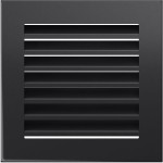 Lüftungsgitter FRESH graphite 17x17  