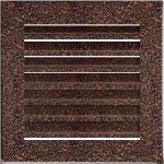 Lüftungsgitter FRESH kupfer 17x17  