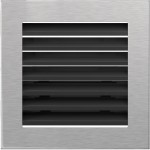 Lüftungsgitter FRESH inox 17x17 