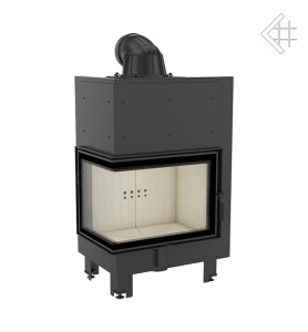 MBZ  L/BS - (13 kw)  Eck Kamineinsatz -Verglasung links