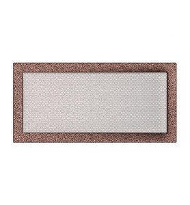 Lüftungsgitter  Kamingitter  22cm x 45cm kupfer