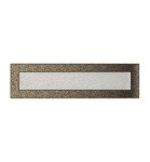 Lüftungsgitter  Kamingitter  11cm x 42cm schwarz-gold