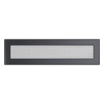 Lüftungsgitter  Kamingitter  11cm x 42cm graphit
