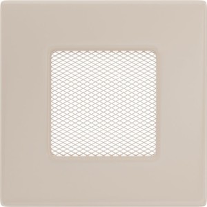Lüftungsgitter - Kamingitter cremefarbig 11x11cm