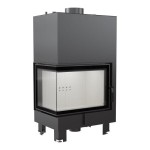  MBZ  PW 13 L/BS/W -  (13kW)  Wasserführender Eck Kamineinsatz - Verglasung links  mit SWT 