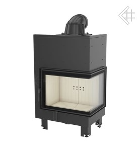 MBZ  P/BS - (13 kw)  Eck Kamineinsatz -Verglasung rechts