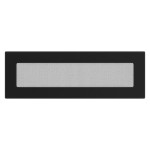 Lüftungsgitter  Kamingitter  11cm x 32cm schwarz
