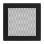 Lüftungsgitter  Kamingitter  22x22 schwarz 